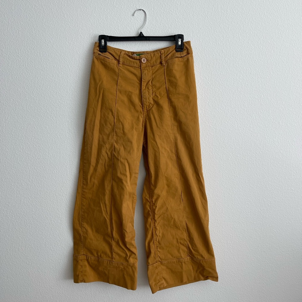 Anthropologie wide leg, high waisted pants